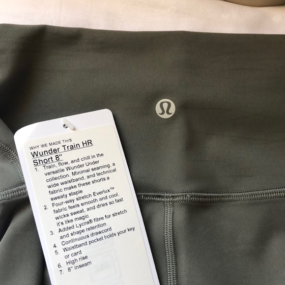NWT Lululemon Wunder Train HR Shorts - Picture 6 of 6